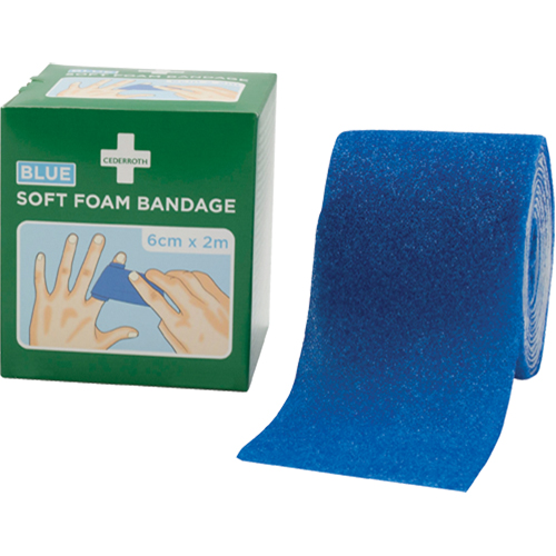 Soft Foam Bandages, Cut to Size L x 2-1/2" W, Class 1, Self-Adherent Fastek