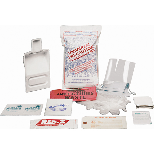 Fluid Spill Clean-Up Kit, Hazmat, Bag, None Absorbancy Fastek