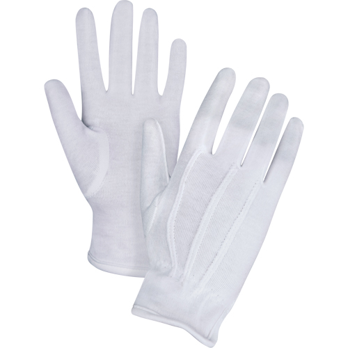 Parade/Waiter's Gloves, Cotton, Hemmed Cuff, Medium Fastek
