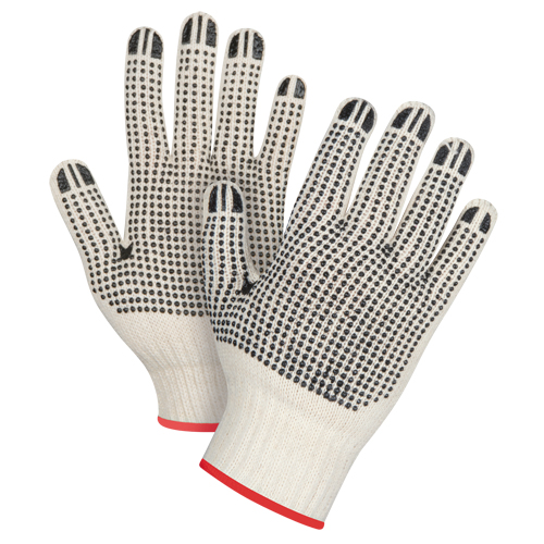 Gants tricot&eacute;s de poids lourd &agrave; deux c&ocirc;t&eacute;s avec pois, Poly/coton, Deux c&ocirc;t&eacute;s, Calibre 7, Petit Fastek