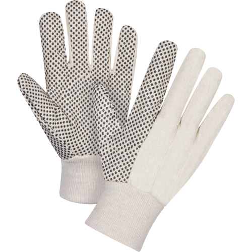 Gants en toile de coton &agrave; pois sur la paume, 8 oz, Grand Fastek