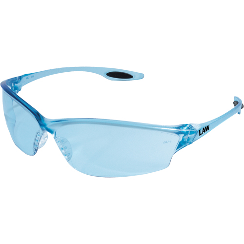 Law&reg; 2 Safety Glasses, Blue Lens, Anti-Scratch, ANSI Z87+ Fastek