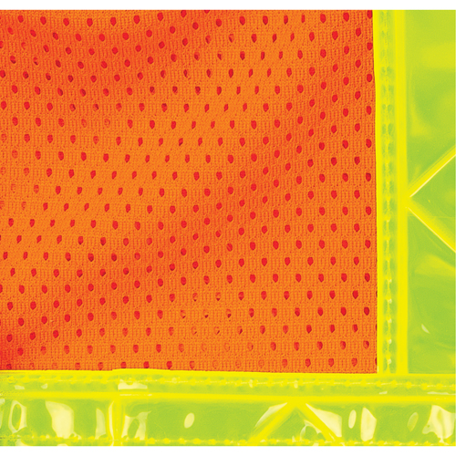 Veste de s&eacute;curit&eacute; d'usage standard, Orange haute visibilit&eacute;, Grand, Polyester Fastek