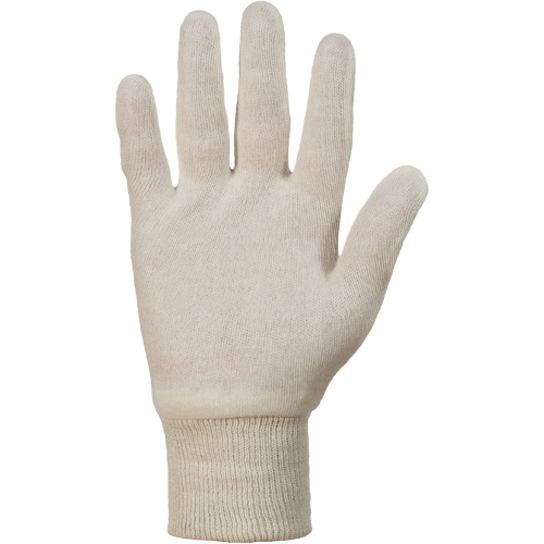 Gants tricot&eacute;s Superior ML80K, Taille unique, Blanc, Non doubl&eacute;, Poignet en tricot Fastek
