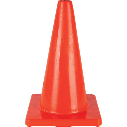 Coloured Traffic Cone, 18", Orange Fastek