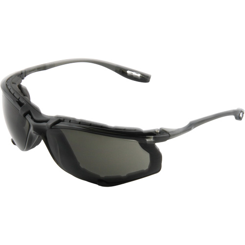 Lunettes de s&eacute;curit&eacute; avec joint en mousse Virtua, Lentille Grise/fum&eacute;e, Antibu&eacute;e, ANSI Z87+/R&eacute;pond ou surpasse la norme CSA Z94.3 Fastek