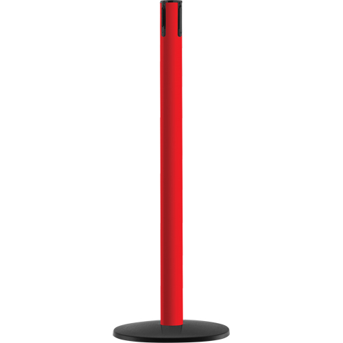 Syst&egrave;me Advance TensaBarrier - Poteau r&eacute;cepteur, Hauteur de 36", Rouge Fastek