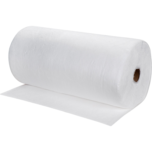 Rouleaux absorbants souffl&eacute;es de premi&egrave;re qualit&eacute;, Poids moyen, 150' lo x 30" la, Absorption 40 gal. Fastek