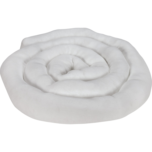 Sorbent Sock, Oil Only, 45 gal. Absorbancy, 3" W x 10' L, Pack of 10 Fastek