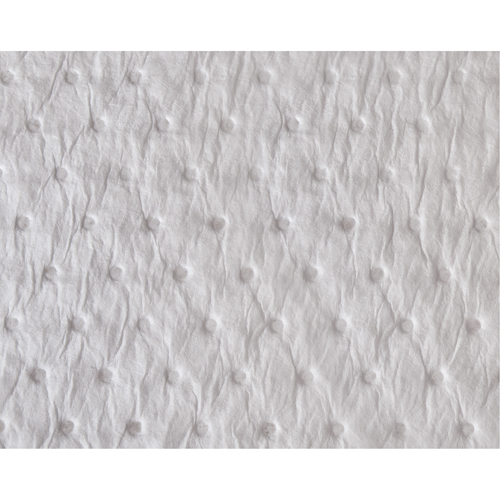 Premium Fine Fiber Sorbent Pads, Oil Only, 15" x 17", 25 gal. Absorbancy Fastek