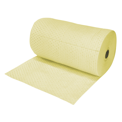 Rouleaux absorbants en fibres fines de premi&egrave;re qualit&eacute;, Lourd, 150' lo x 15" la, Absorption 50 gal. Fastek