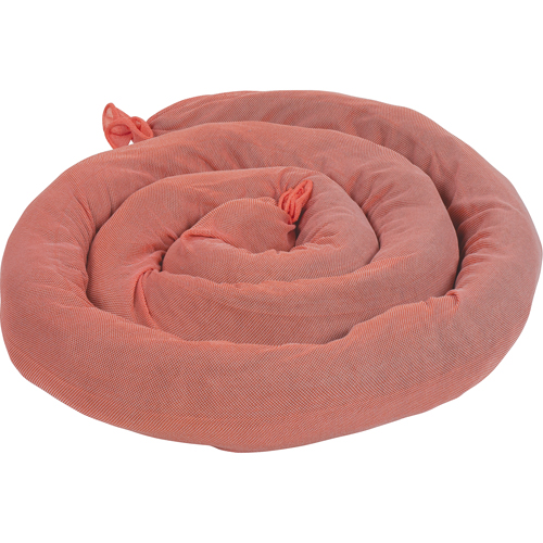 Sorbents Socks, Hazmat, 50 gal. Absorbancy, 3" W x 8' L, Pack of 15 Fastek