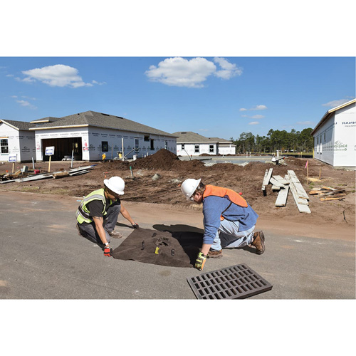 Bac de r&eacute;tention Ultra-Drain Guard, Huile & s&eacute;diments, 60" lo x 60" la Fastek