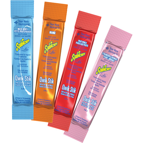 Sqwincher&reg; Boisson de r&eacute;hydratation ZERO Qwik Stik, Poudre, Orange Fastek