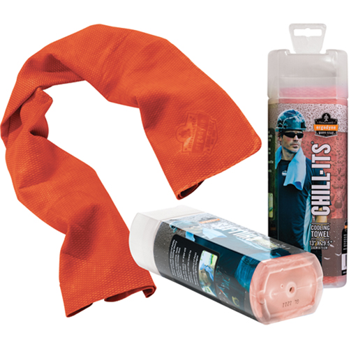 Chill-Its&reg; 6602 Cooling Towels, Hi-Vis Orange Fastek
