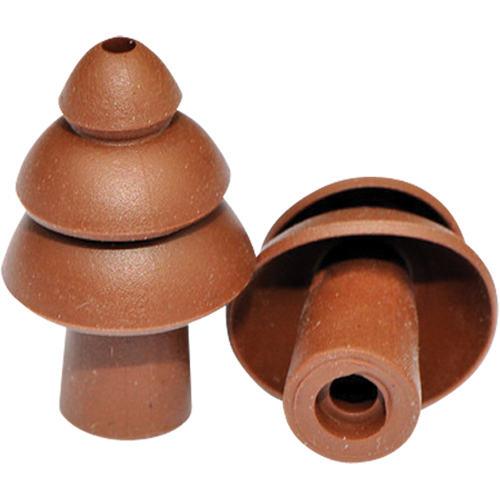 BattlePlugs&reg; Earplugs Replacement Tip, Uncorded, Bulk - Polybag, 24 dB NRR, Large Fastek