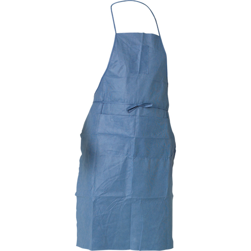KleenGuard Denim Apron, SMS, Blue, 28" W x 40" L Fastek