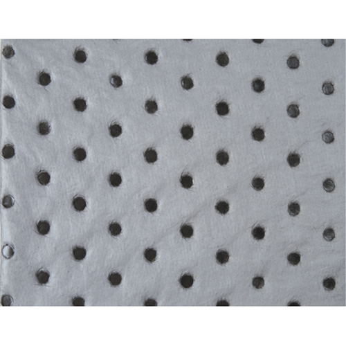 Feuilles absorbantes en fibres fines de calibre industriel, Universel, 15" x 17", 40 gal. d'absorption Fastek