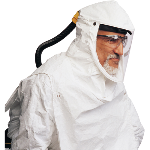 Cagoule Primair de s&eacute;rie 100 compl&egrave;te avec col, Universel, Coiffe souple, Bavette Simple Fastek