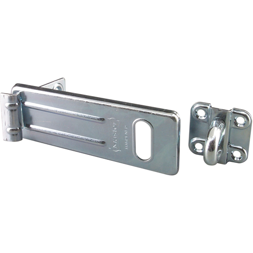 General Security Hardened Steel Hasp, Silver Fastek