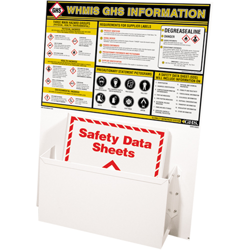 Postes d'information SGH, Anglais, Compris reliures Fastek