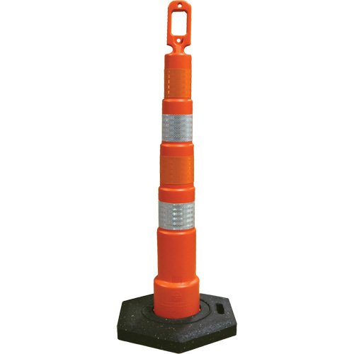 Grip N Go Trim Line Channelizers, 49" High, Orange Fastek