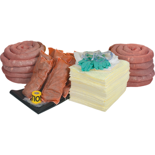 Trousses pour mati&egrave;res dangereuses de rechange, 95 gallons, Mati&egrave;res dangereuses Fastek