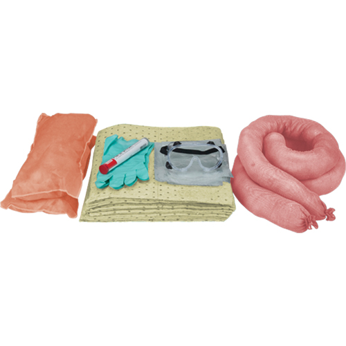 Trousses de d&eacute;versements de rechange pour v&eacute;hicules, 10 gallons, Mati&egrave;res dangereuses Fastek