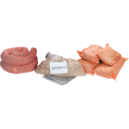 Trousse de rechange pour v&eacute;hicule de service, 10 gallons, Mati&egrave;res dangereuses Fastek