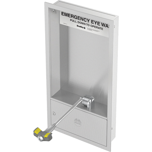 Eyewash Station, Wall-Mount Installation, Stainless Steel Bowl Fastek