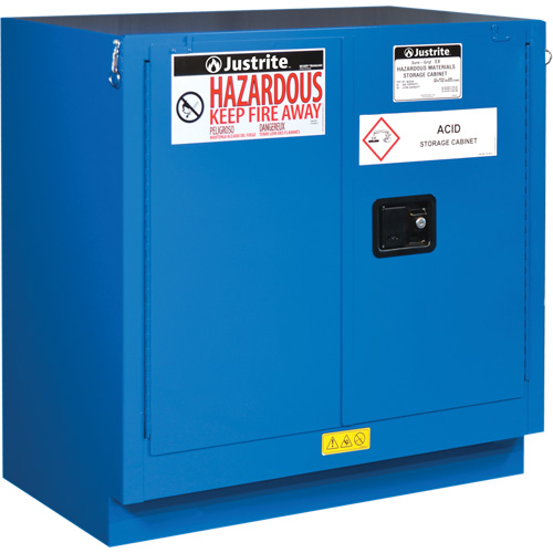 Sure-Grip&reg; Ex Hazardous Material Undercounter Safety Cabinets, 22 gal., 35" x 35" x 22" Fastek