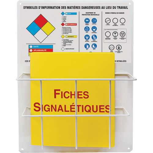 Haz-Mat Basket Style Centre Boards, French, Binders Included Fastek