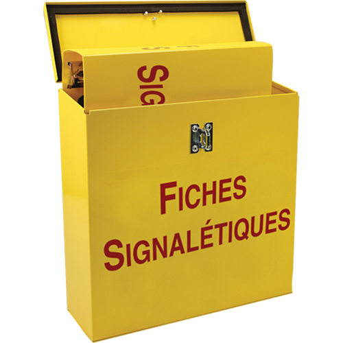 Safety Documents Job-Site Box, French, Binders Included Fastek