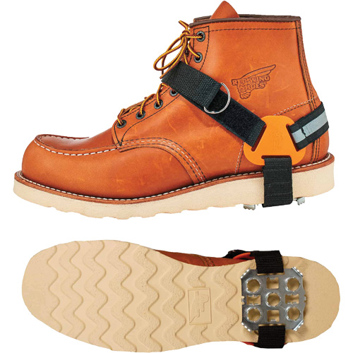 Crampons &agrave; glace de talon TREX 6315, Acier, Traction Plaque, Grand/Moyen Fastek