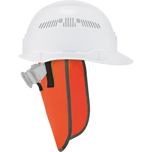 GloWear 8006 Hardhat Neck Shade, Hi-Vis Orange Fastek