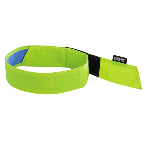 Chill-Its&reg; 6705CT Evaporative Cooling Bandana, High Visibilty Lime-Yellow Fastek