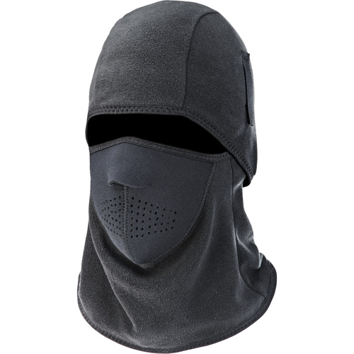 N-Ferno&reg; 6826 Two-Piece Balaclava, Fleece/Neoprene/Polyester, Black Fastek
