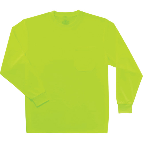 Chandail &agrave; manches longues non certifi&eacute; GloWear 8091, Polyester, Petit, Jaune lime haute visibilit&eacute; Fastek