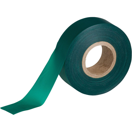 Flagging Tape, 1.188" W x 150' L, Green Fastek