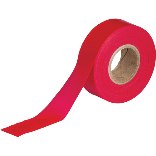 Ruban pour signalisation, 1,188" la x 300' lo, Rouge Fastek