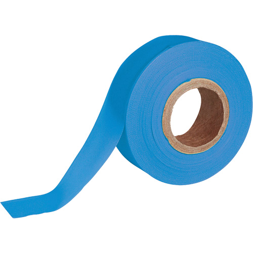 Flagging Tape, 1.188" W x 150' L, Fluorescent Blue Fastek