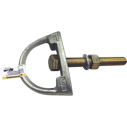 Miller&reg; Anchorage Connector with Hardware, D-Ring, Permanent Use Fastek