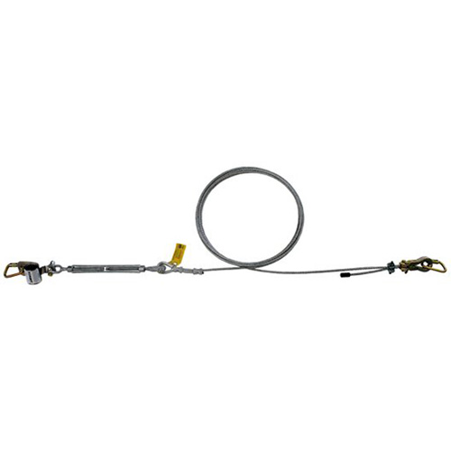 SecuraSpan HLL Lifeline Assembly, Galvanized Cable Fastek