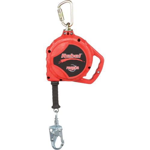 Rebel Self Retracting Lifeline, 33', Stainless Steel, Swivel Fastek