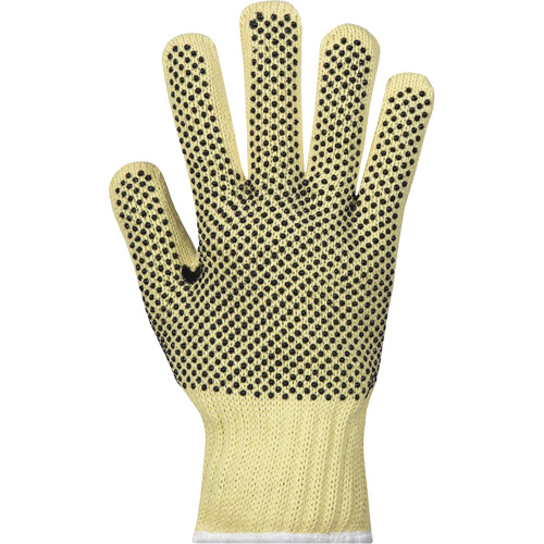 GLOVE DOT BOTH SIDE SMALL KEVLAR YELLW 118GR/PR Fastek