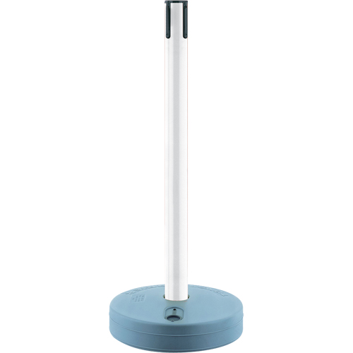 Outdoor TensaBarrier&reg; - Receiver Posts, 37" High, White Fastek