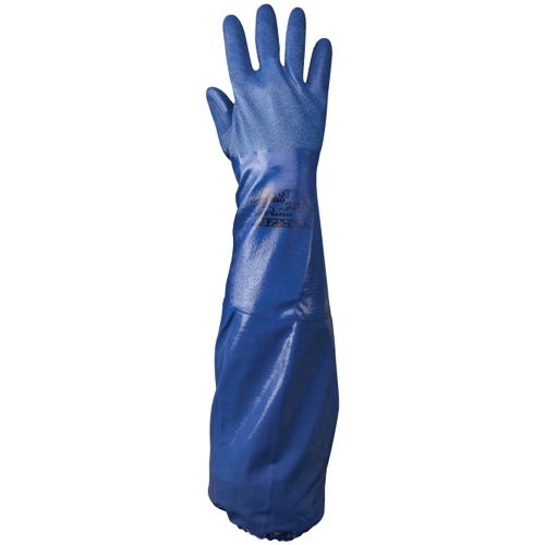 Gants NSK26, Taille Moyen/9, 26" lo, Nitrile, Doublure en Jersey de coton, 48-mil Fastek