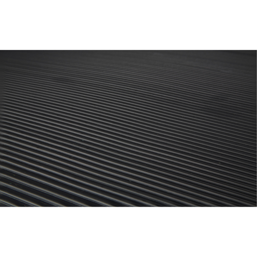 KleenSweep Mat No.391, Runner, 4' x 105' x 1/8", Black Fastek