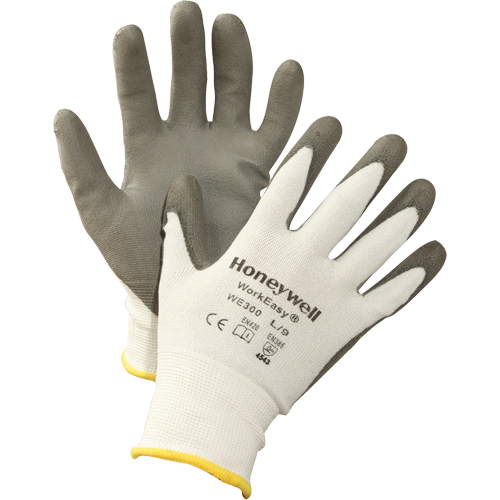 WorkEasy Gloves, Size X-Large/10, 13 Gauge, Polyurethane Coated, HPPE Shell, ANSI/ISEA 105 Level 3 Fastek