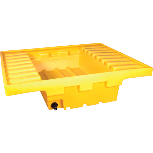 Ultra-Rack Sump&reg;, 51.5" L x 51.5" W x 12" H, 66 US gal. Capacity Fastek